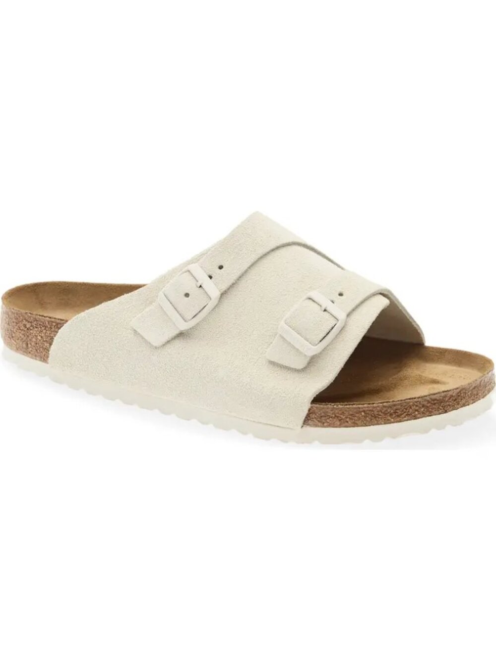NEW Birkenstock ZURICH Slide Sandals Antique WHite 45 R Mens 12 to 12.5
